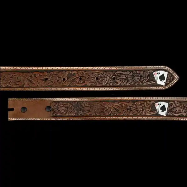 Blackjack Oak Leather Belt
